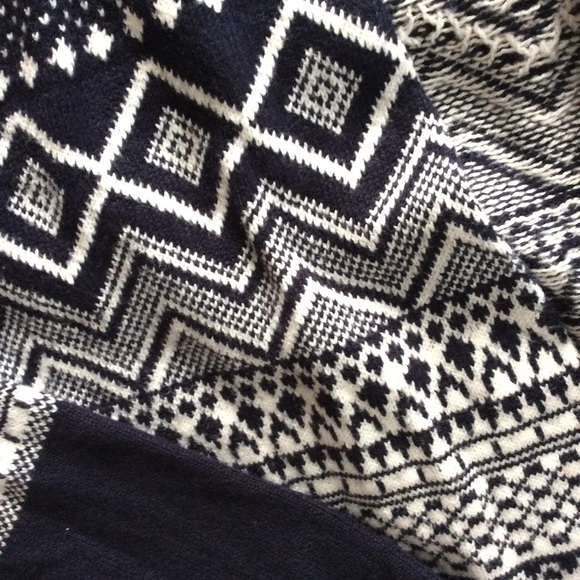 Talbots Fair Isle Open Front Cardigan - Picture 6 of 6